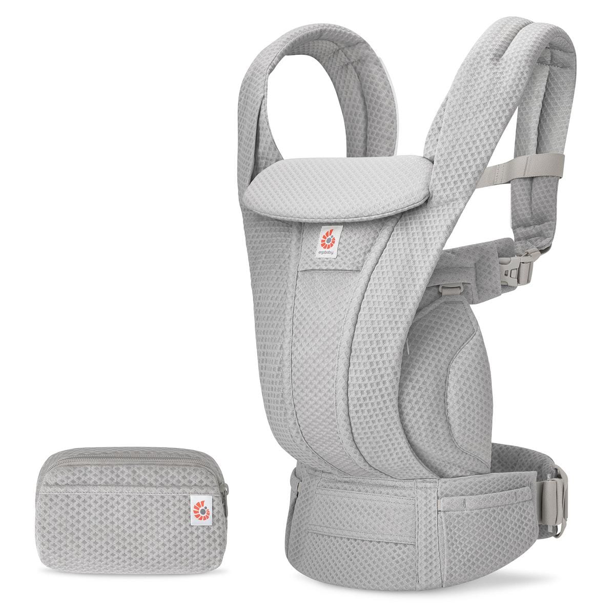 Ergobaby Omni Deluxe Baby Carrier, Mesh - Pearl Grey - BCODMPRLGRY