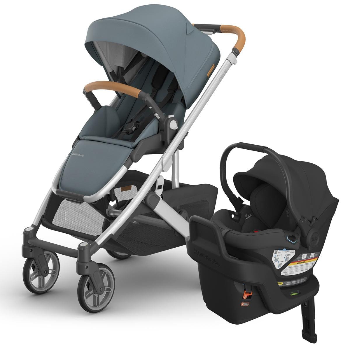 UPPAbaby Cruz V3 + Aria Travel System Bundle - Callum / Jake - 0403-CRZ-NA-CLM-1001-ARI-US-JKE