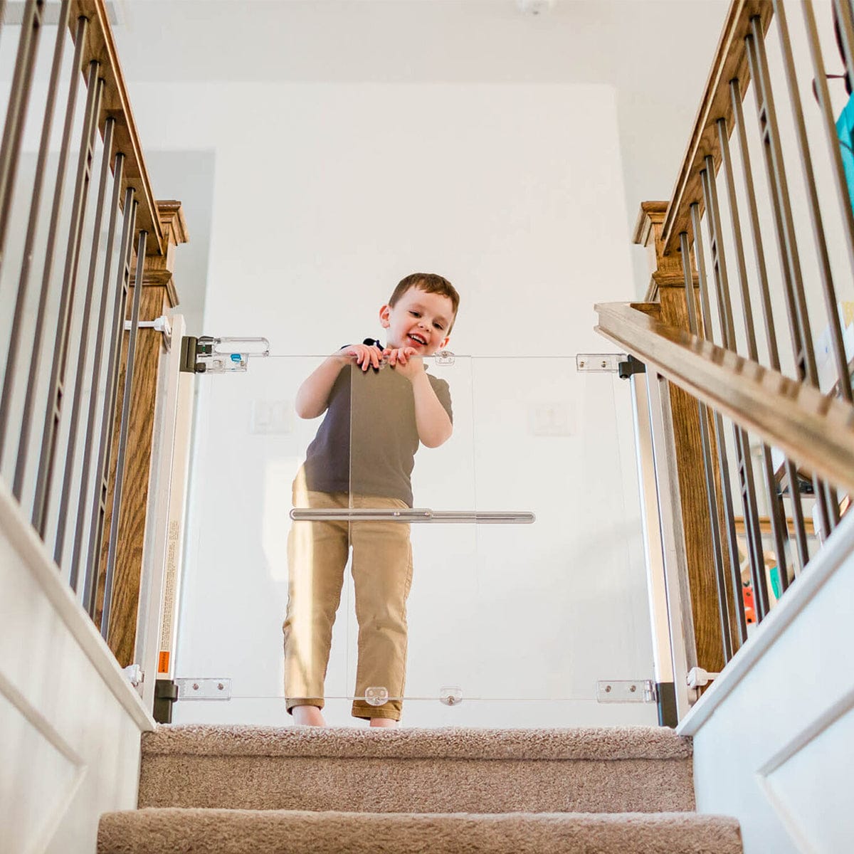 Qdos Crystal Hardware Mount Gate - Chrome