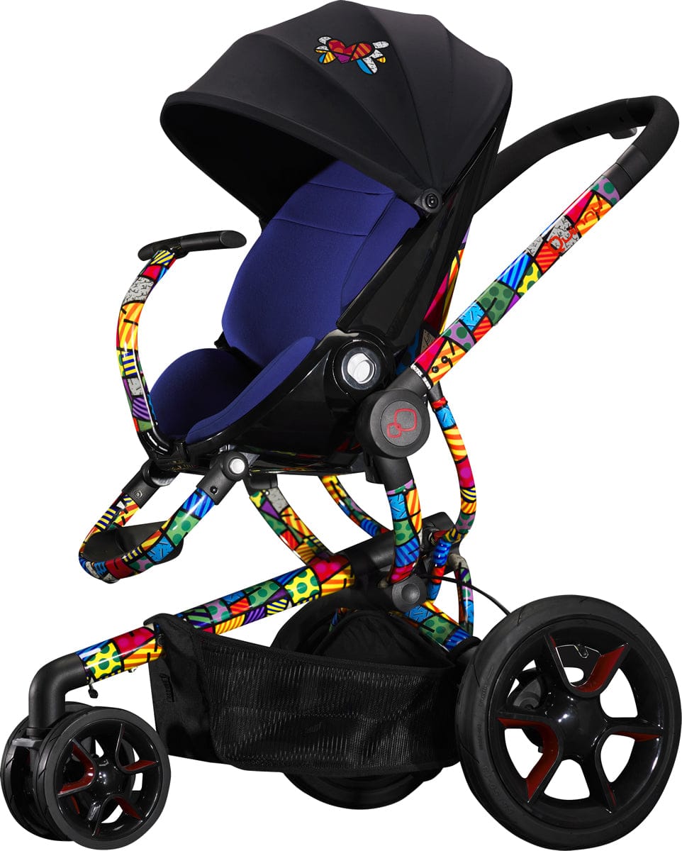 Quinny Britto Moodd Stroller - Blue - CV218BLK-BTI