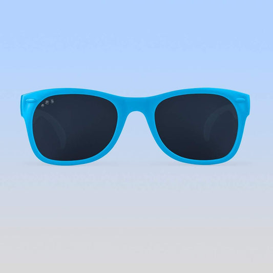 Roshambo Eyewear Polarized Baby Sunglasses - Wayfarer - Blue / Grey (0-2 years) - B-P-ZACK