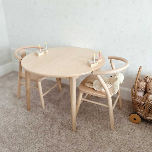 Crescent Play Table, Round - TAB-CR-RND-NAT