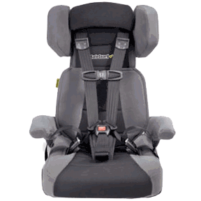 SafeGuard GO Portable Booster Car Seat in New Grey - F100164