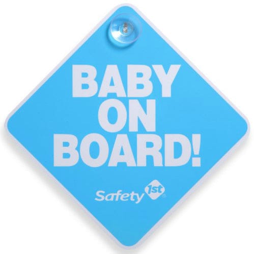 Safety 1st Baby On Board Sign - Blue - TS236