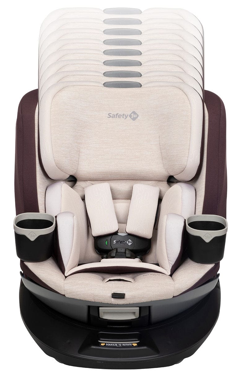 Safety 1st Turn and Go 360 DLX Rotating All-in-One Convertible Car Seat - Dunes Edge - CC346HAS