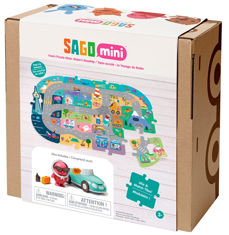 Sago Mini Puzzle Mat - Robin's Roadtrip - SM-TY-PZMATS-01