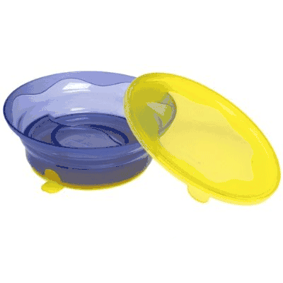 Sassy Less Mess Toddler Feeding Bowl in Purple - 322-Purple