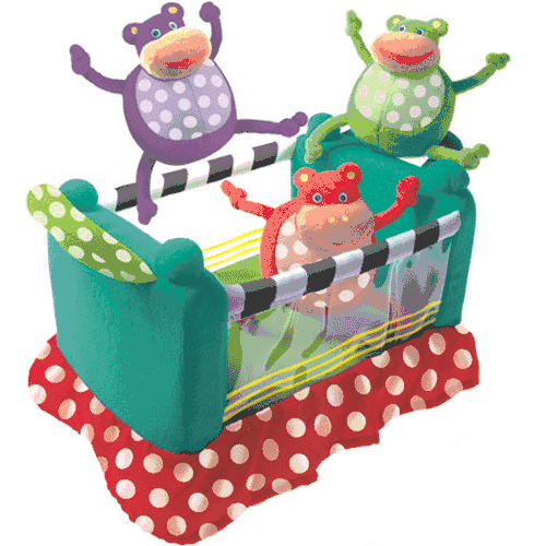 Sassy Three Little Monkey Jumping on The Bed - 288