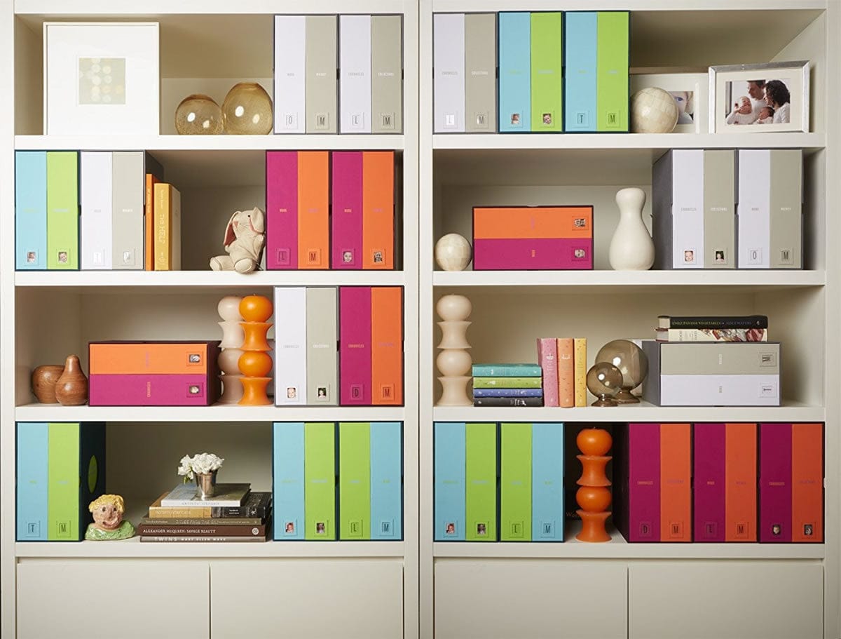 Savor "The Library" Baby Keepsake Box - Slate