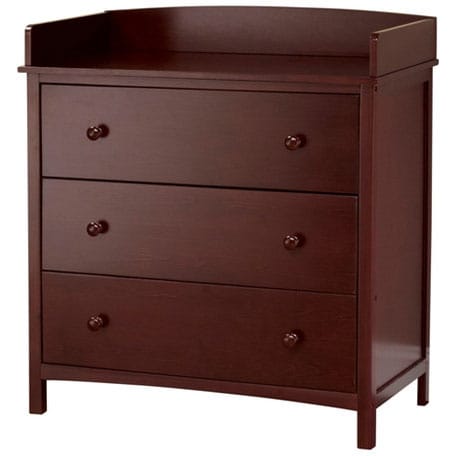 SB2 Jordan 2 Piece Nursery Set in Espresso - Crib & Simple 3 Drawer Dresser - 403-1015-E