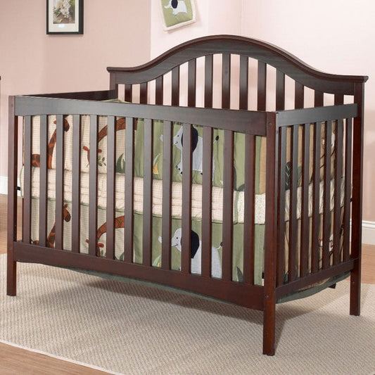 SB2 Lynn 2 Piece Nursery Set in Merlot - Crib & Dressing Table - 425-25-M