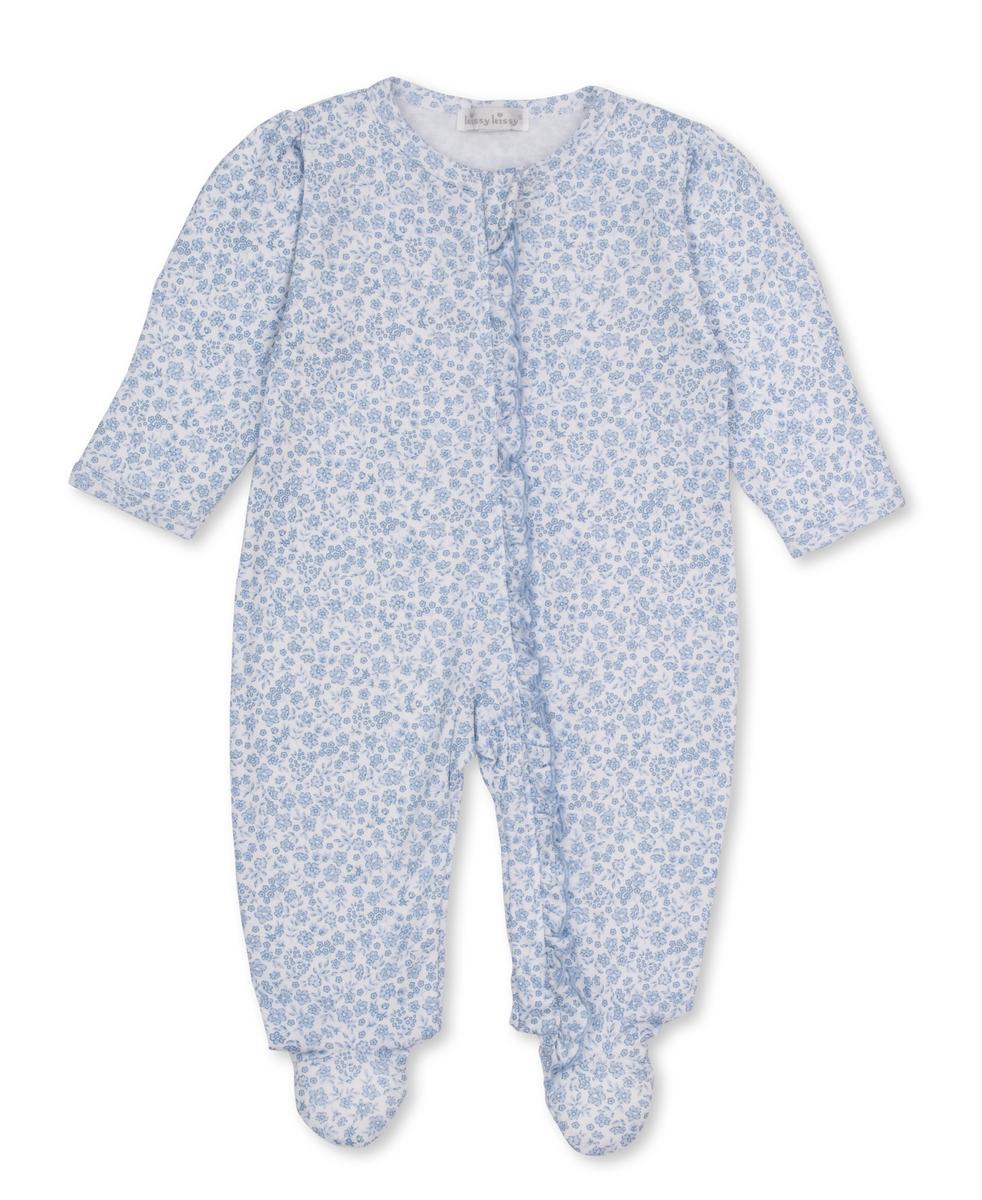 Kissy Kissy Zip Footie - Fall Blooms, Newborn