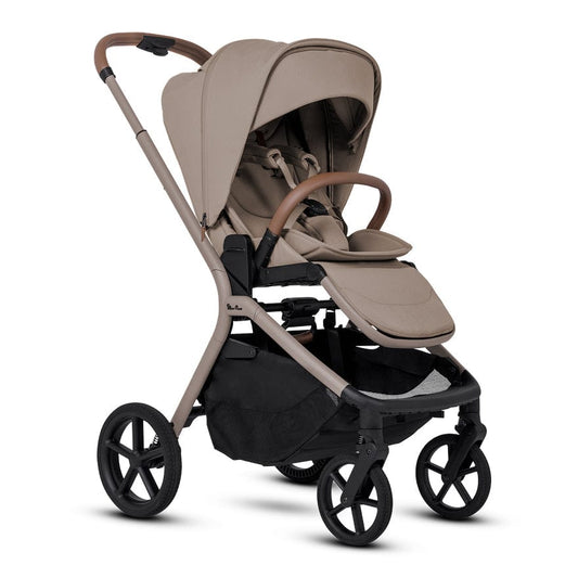 Silver Cross Breez Modular Stroller + Bassinet Bundle - Champagne - SX2349-CPUC-SX2350-CPUC