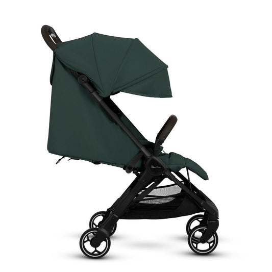 Silver Cross Clic Compact Stroller + Nuna PIPA RX Travel System Bundle - Conifer / Caviar - SX2334-CFUC-CF12508609CVR