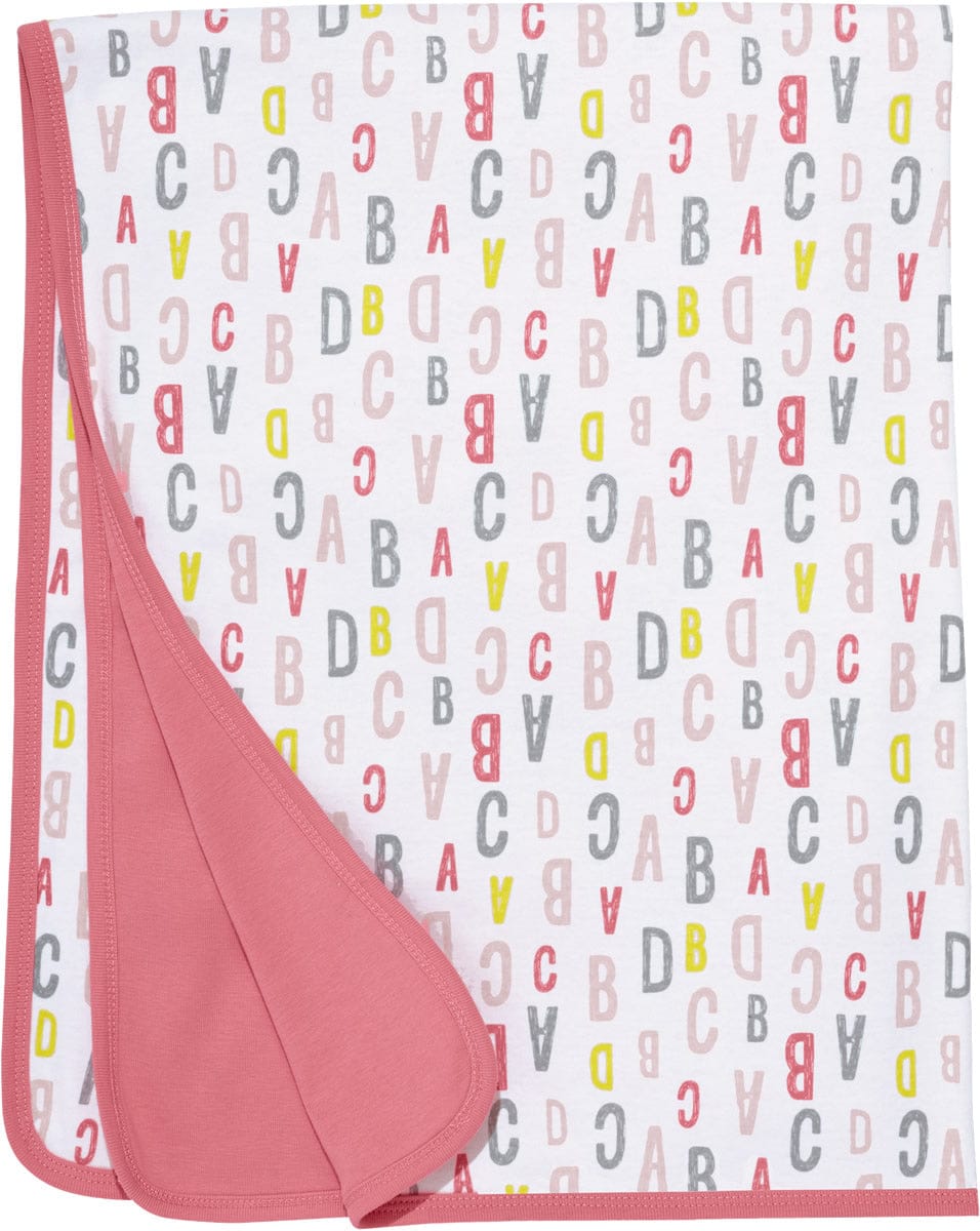 Skip Hop ABC-123 Reversible Welcome Blanket - Pink - 279424