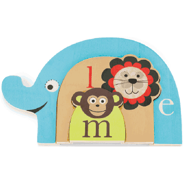 Skip Hop Alphabet ZOO Nesting Animal Puzzle - 184200