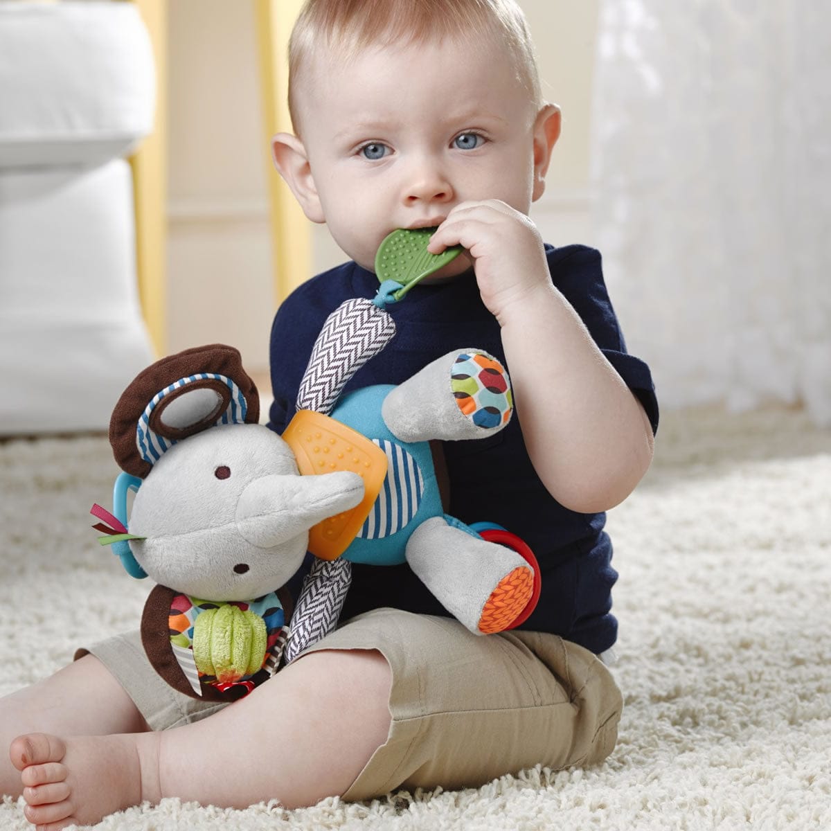 Skip Hop Bandana Buddies Activity Toy - Elephant - 306202