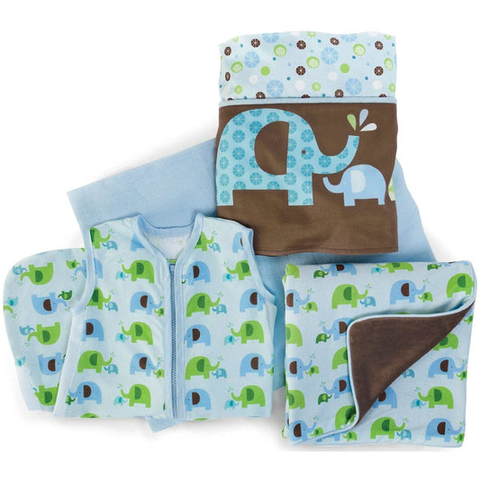 Skip Hop Complete Sheet 4 Piece Crib Set - Elephant Parade - 276524