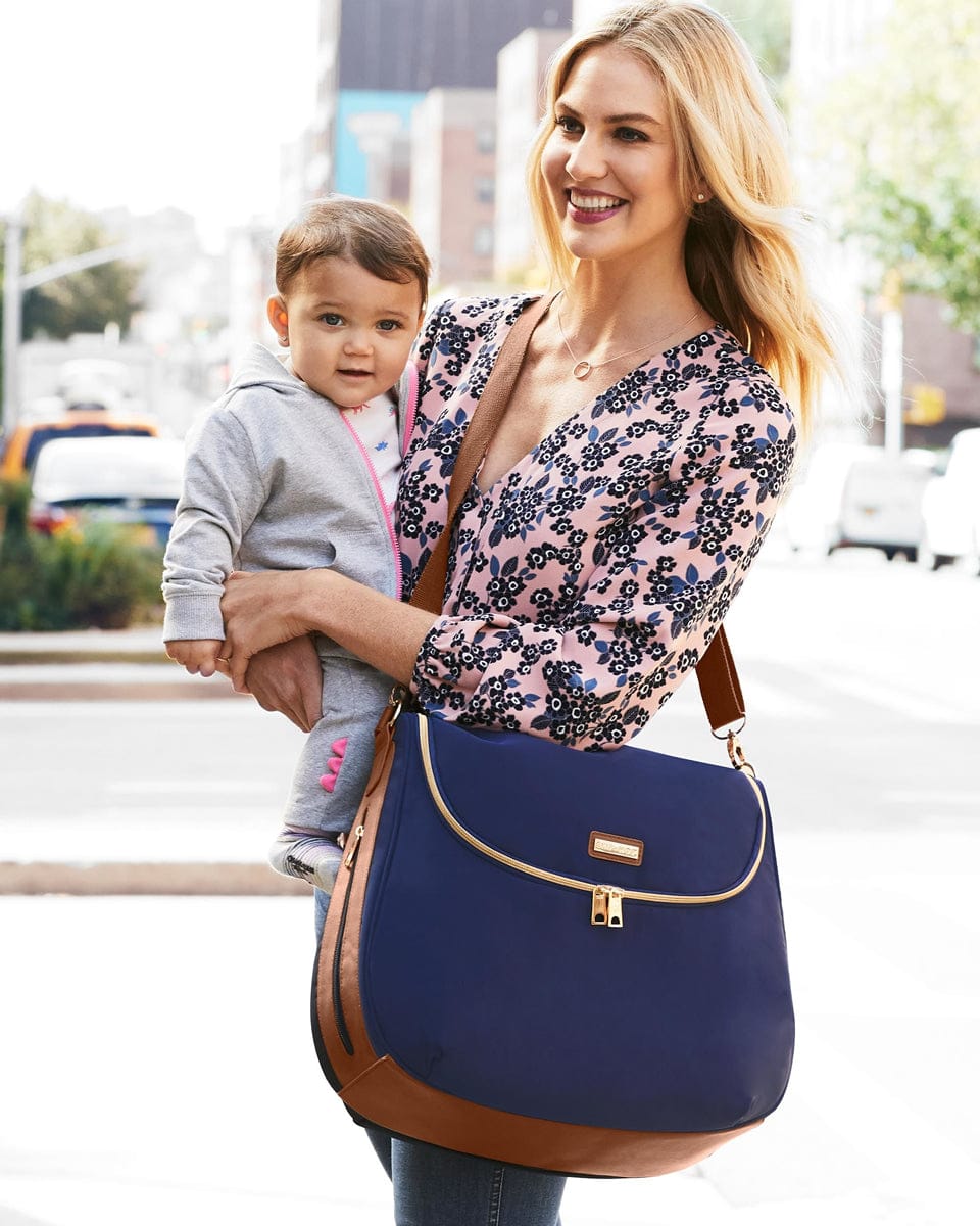 Skip Hop Curve Satchel Diaper Bag - Navy - 200876