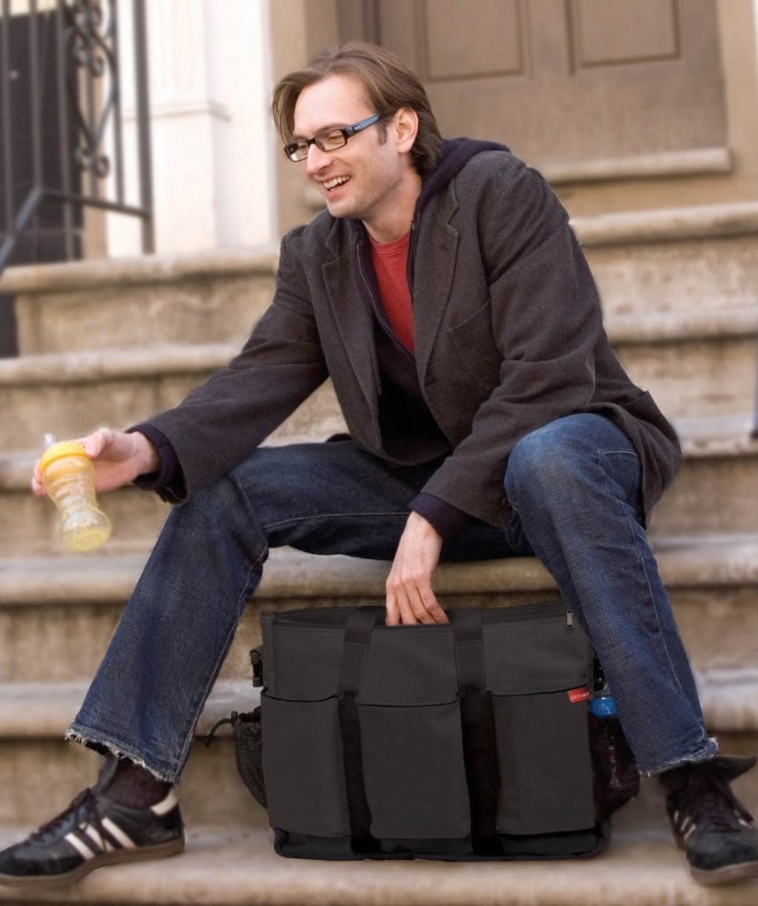 Skip Hop Duo Double Diaper Bag - Black - 230000