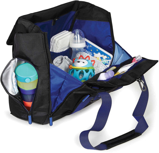 Skip Hop Fit All-Access Diaper Bag - Black/Cobalt - 204200