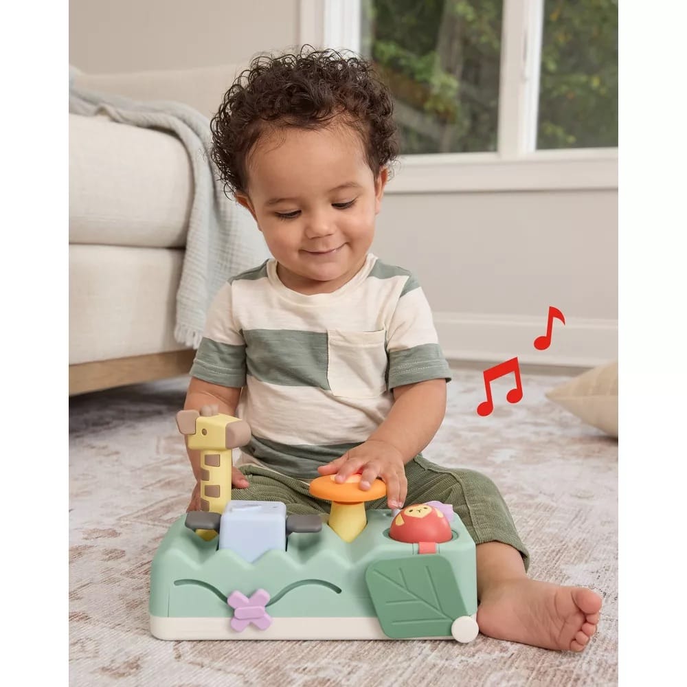 Skip Hop Geometric Wonders Hammering and Pounding Baby Bench Toy - 9T468610