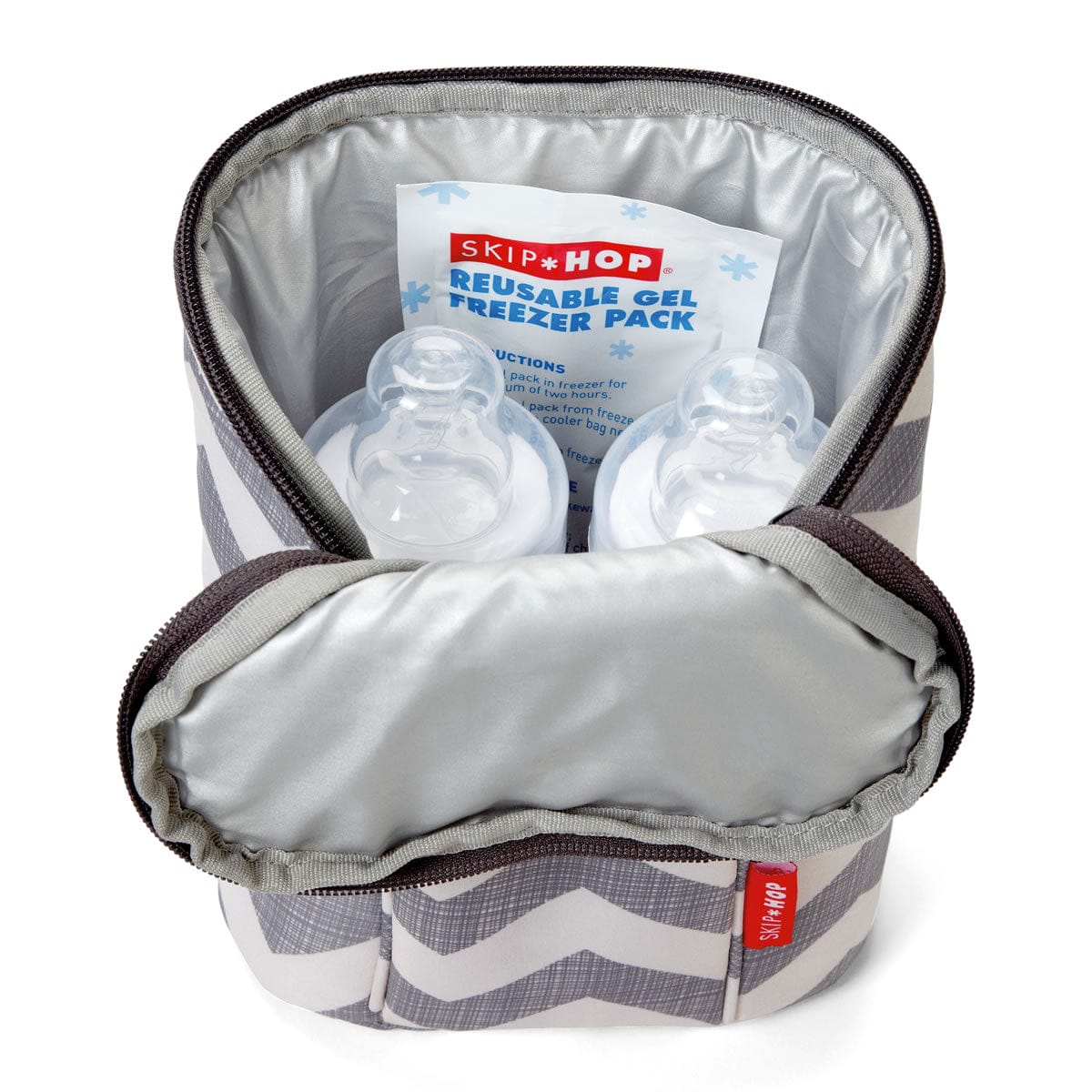Skip Hop Grab & Go Double Bottle Bag - Black - 205304