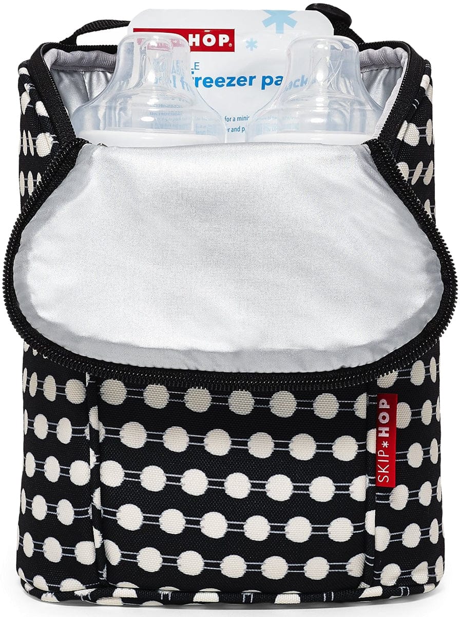 Skip Hop Grab & Go Double Bottle Bag - Connected Dots - 205305