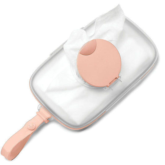 Skip Hop Grab & Go Snug Seal Wipes Case - Blush