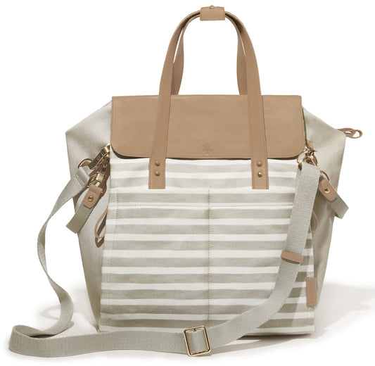 Skip Hop Highline Convertible Backpack Diaper Bag - Oyster Stripe