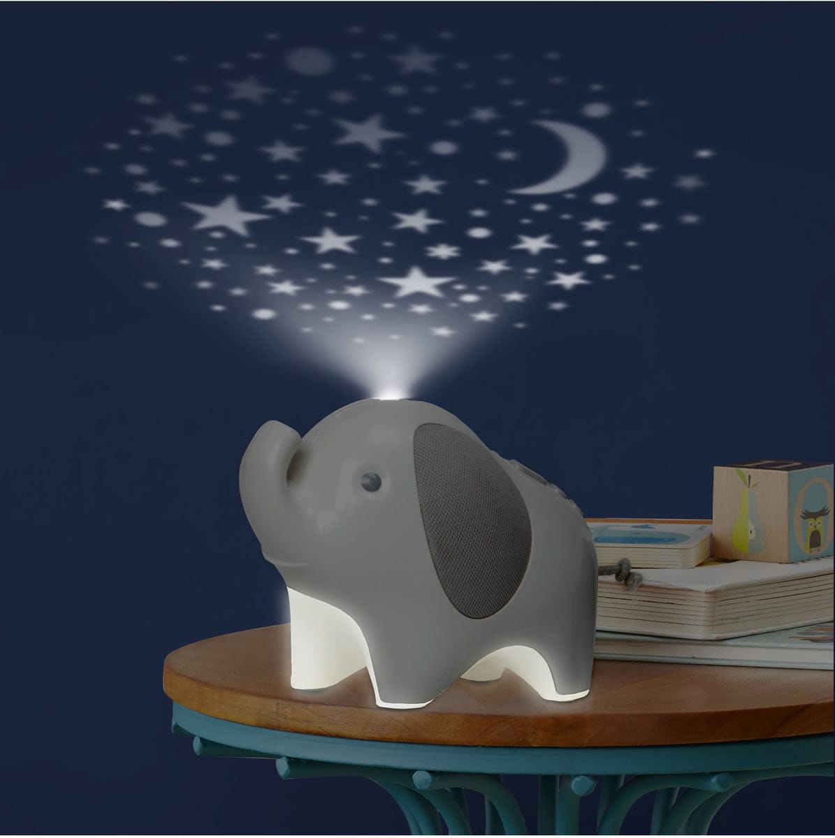 Skip Hop Moonlight & Melodies Nightlight Baby Soother - Elephant - 186350