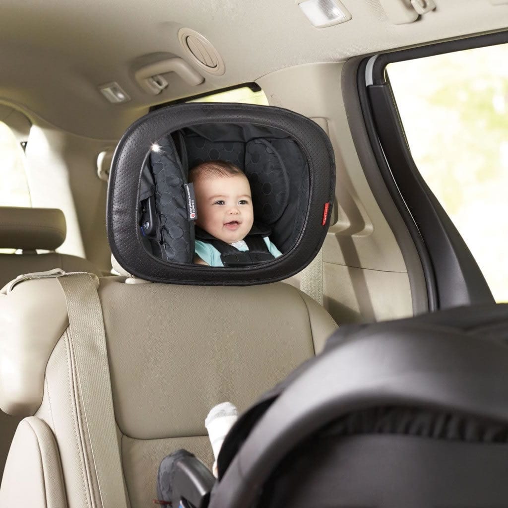Skip Hop On The Go Style Driven Back Seat Vehicle Mirror - Tonal Chevron - 282525
