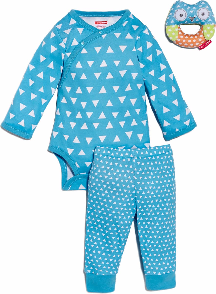 Skip Hop POP Print 3-Piece Gift Set - Blueberry (Newborn) - 279310-NB
