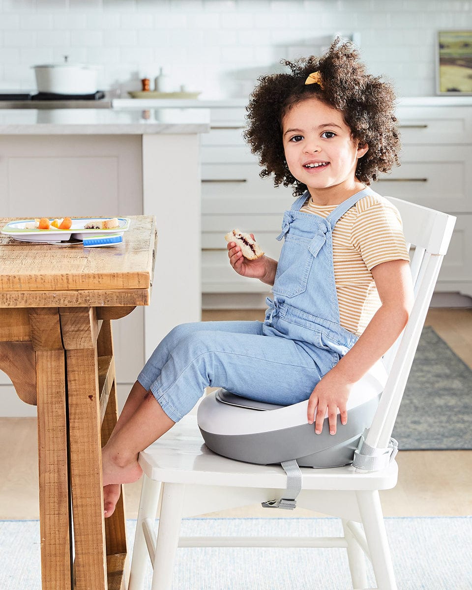 Skip Hop Sleek Seat Booster - Grey / White - 9M880610