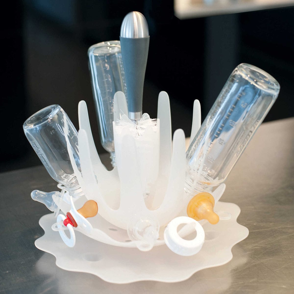 Skip Hop Splash Bottle Drying Rack - Translucent