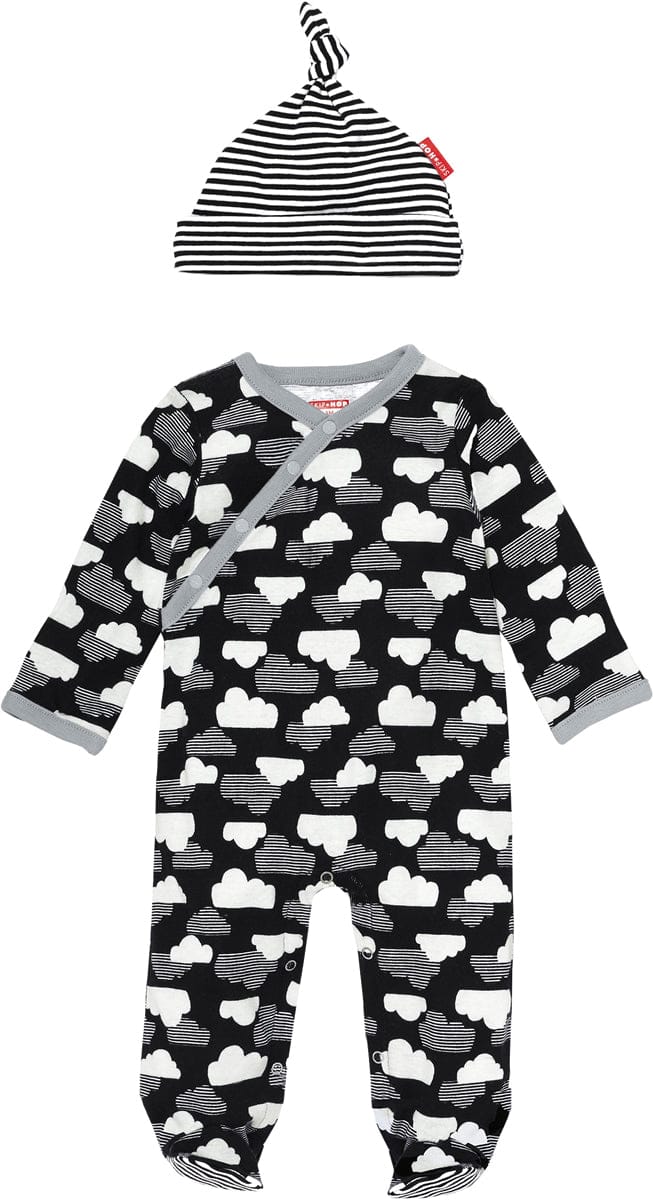 Skip Hop Star-Struck Footie & Hat Set - Cloud (6 Months) - 279428-6M