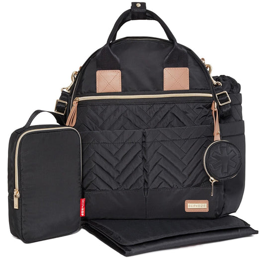 Skip Hop Suite 6-In-1 Diaper Backpack Set - Black - 200675