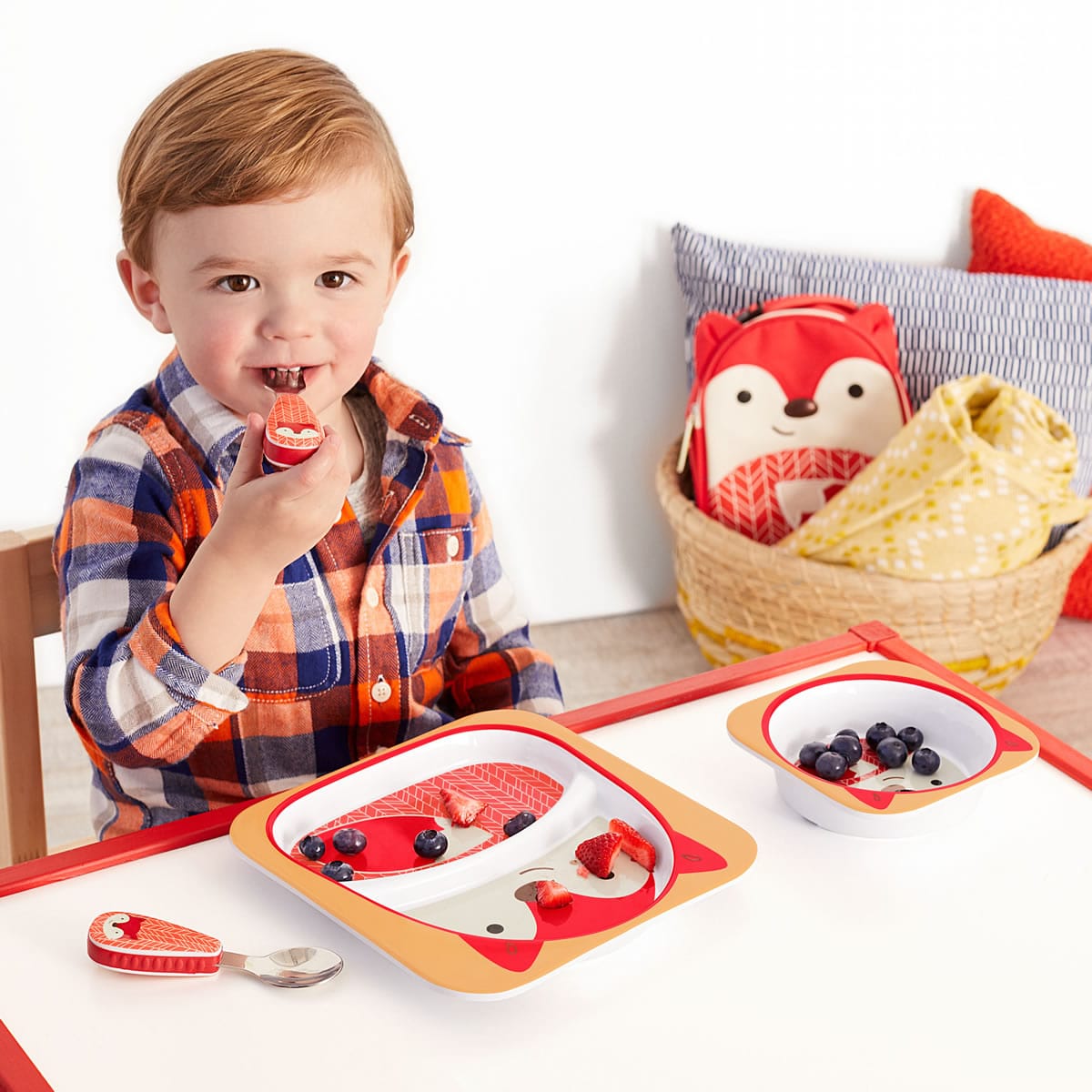 Skip Hop Zoo Divided Plate - Fox