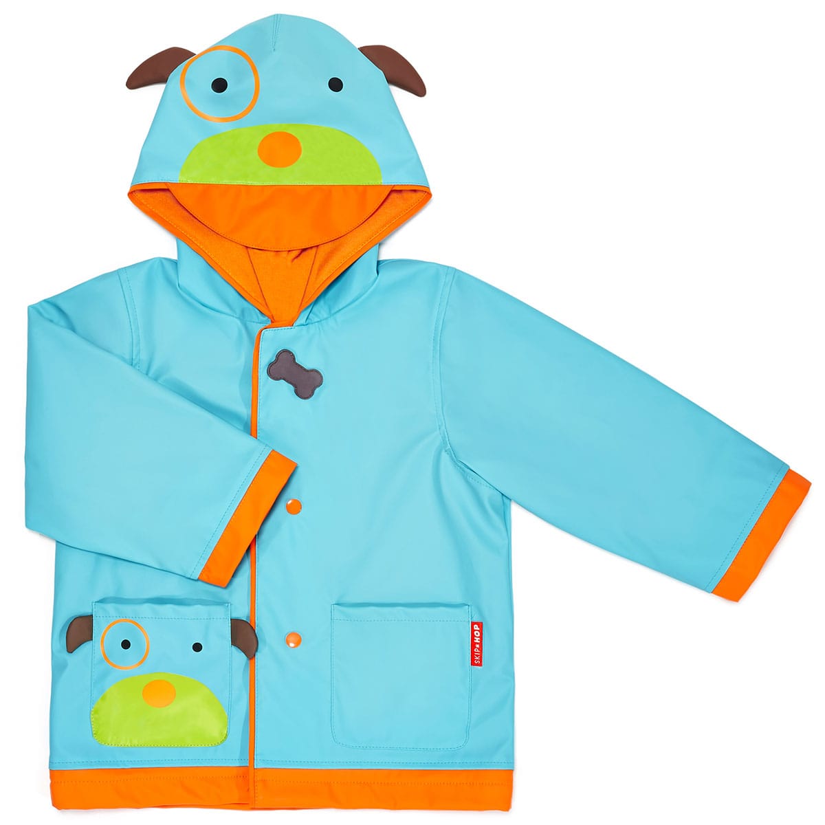 Skip Hop Zoo Little Kid Raincoat, Medium (3-4) - Dog - 235863