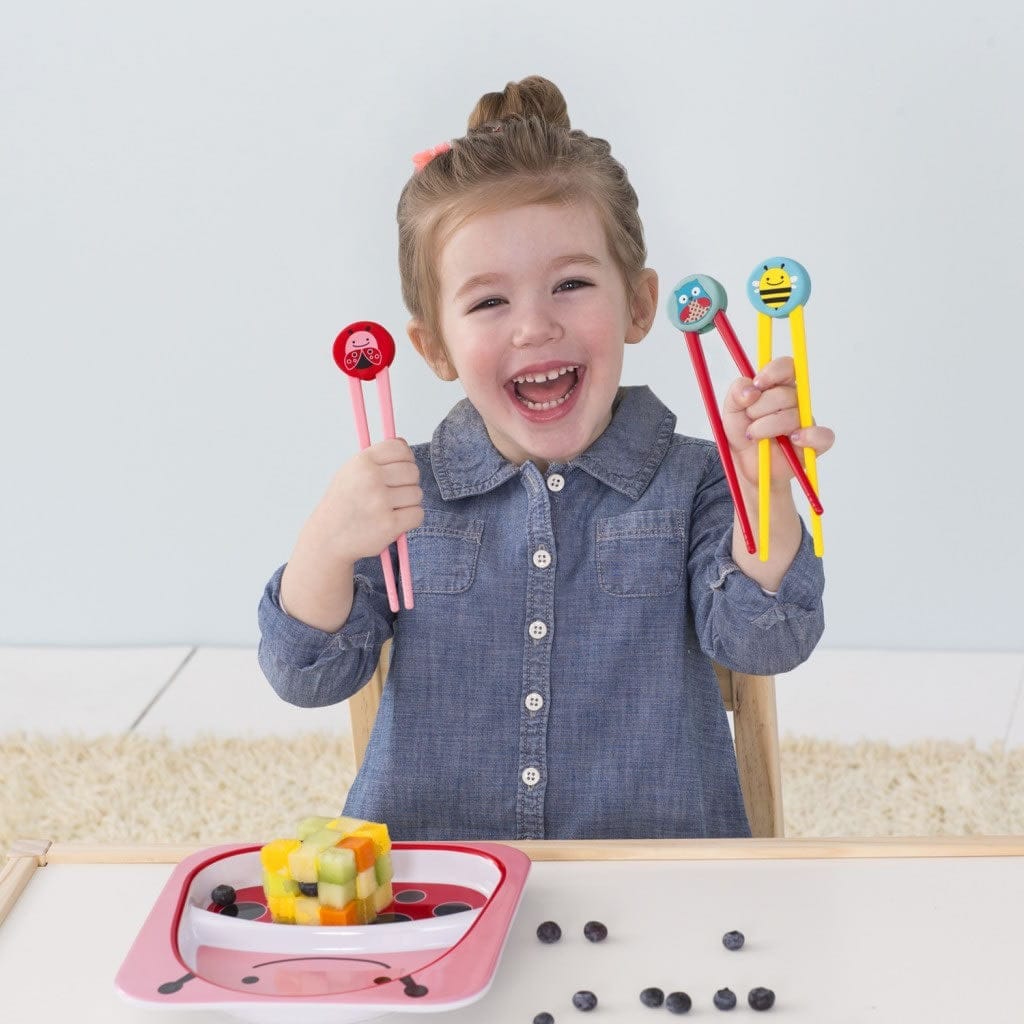 Skip Hop Zoo Little Kid Training Chopstick - Ladybug - 252006
