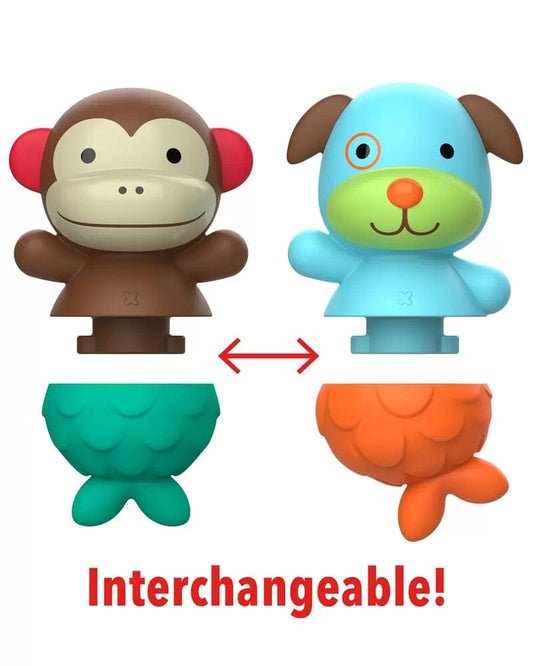 Skip Hop ZOO Mix & Match Flippers - Monkey & Dog - 9I413910