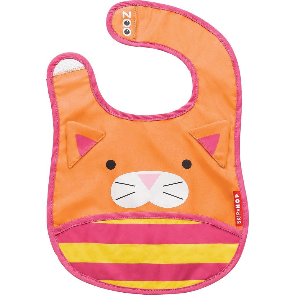 Skip Hop Zoo Tuck-Away Bib - Cat - 232117