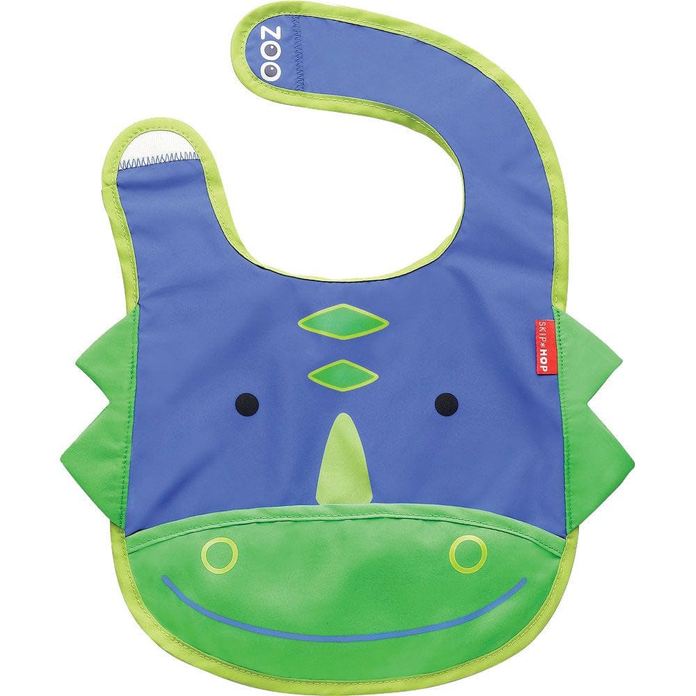 Skip Hop Zoo Tuck-Away Bib - Dinosaur