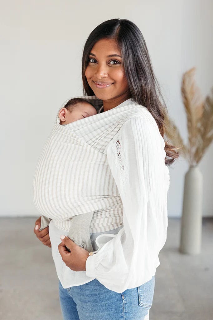 Solly Baby Wrap - Driftwood Stripe - S22-61