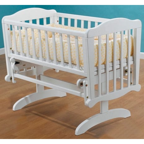 Sorelle Dondola Gliding Cradle with Mattress - White - 85-W