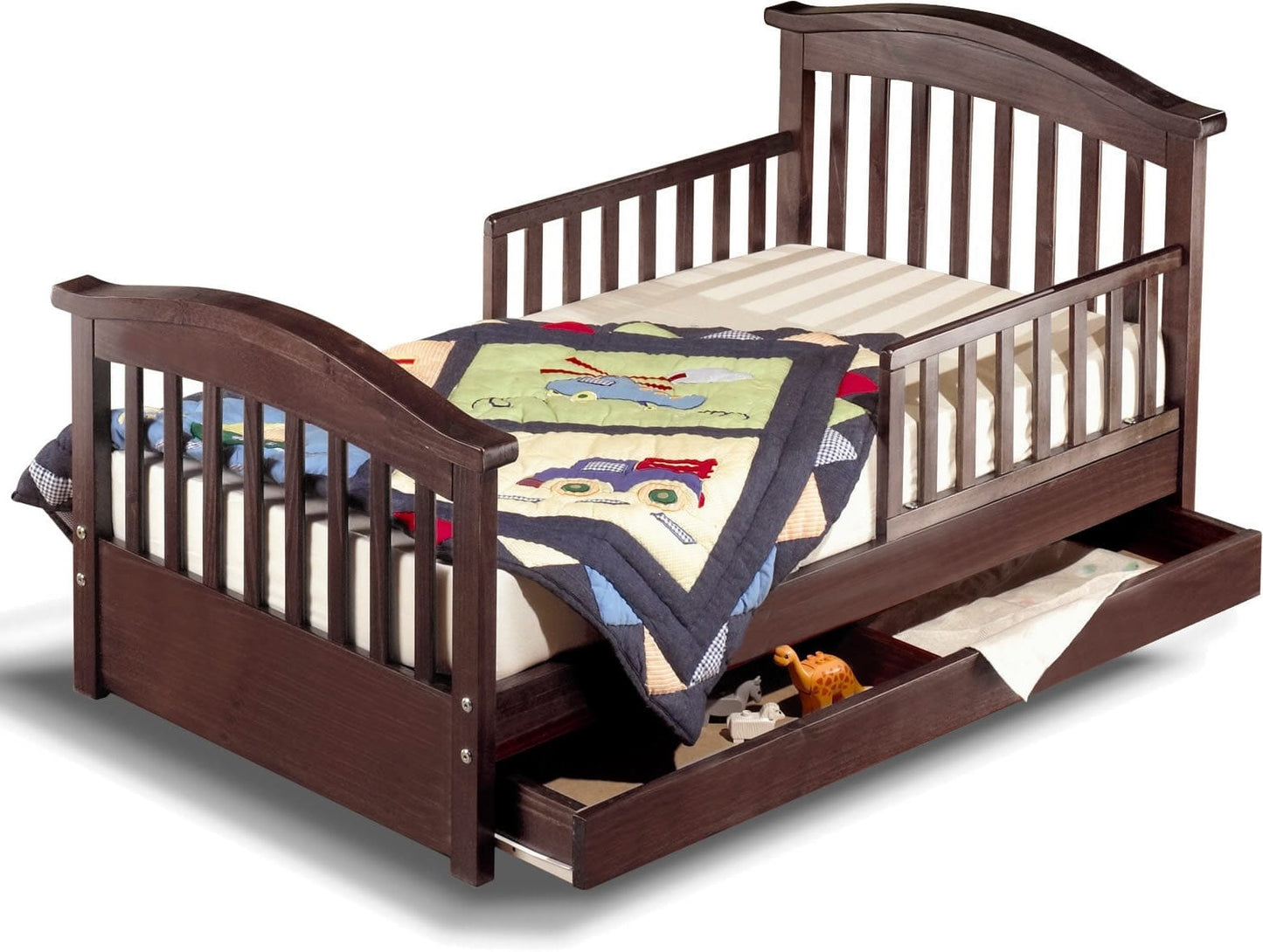 Sorelle Joel Solid Pine Toddler Bed - Espresso - 776-E