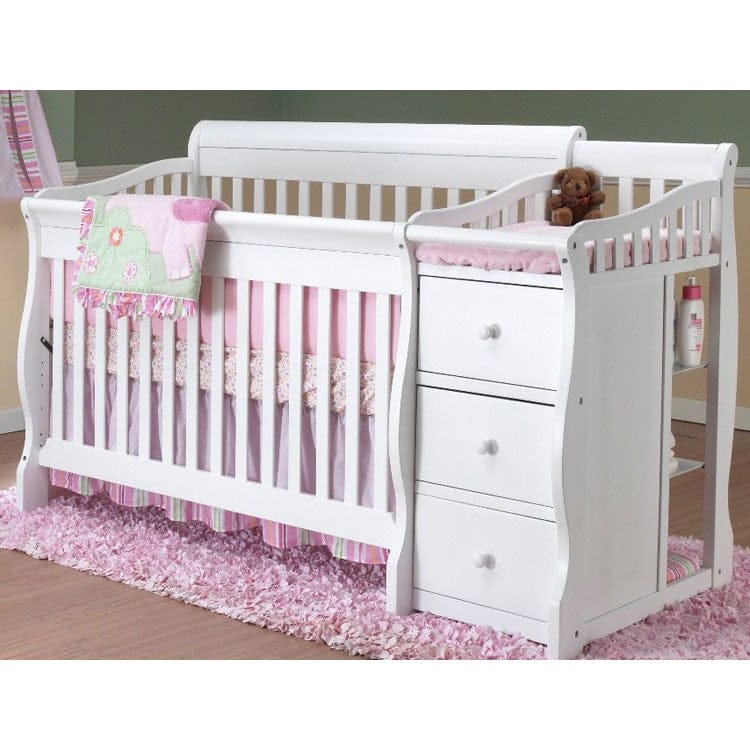 Sorelle Tuscany 4 in 1 Convertible Crib Combo in White