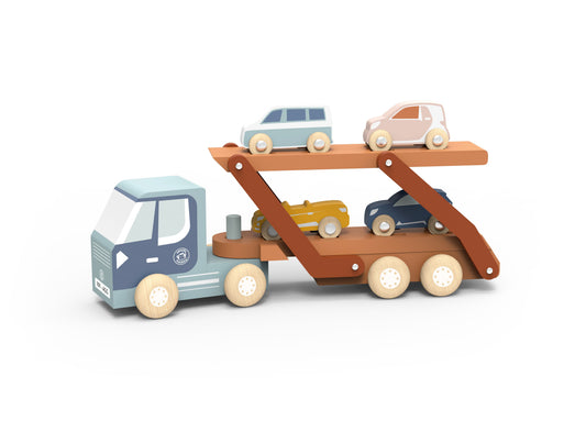 Speedy Monkey Car Carrier Truck with 4 Cars