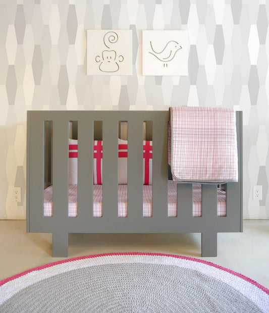 Spot On Square Eicho Crib - Grey - EC12001-GRY