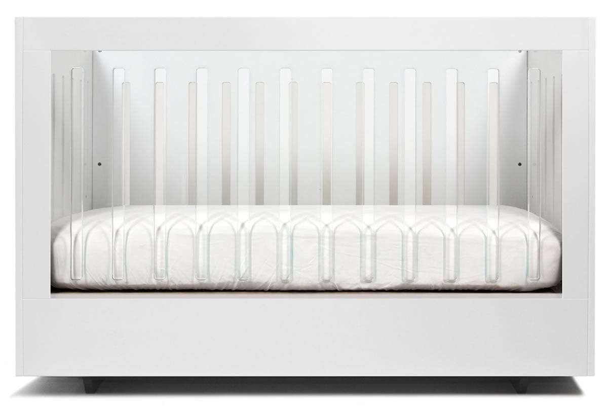 Spot On Square Roh Crib - White - 2 Sides Acrylic - RC13001-WH2